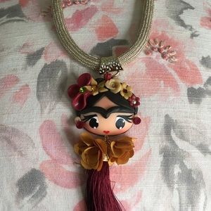 Frida necklace and Earrings set